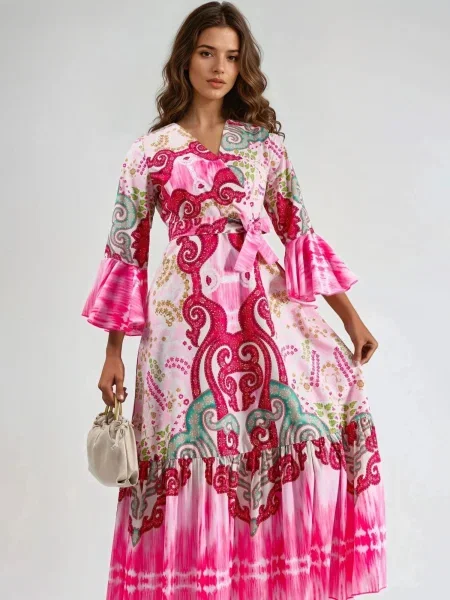MSN Collection Šaty pink