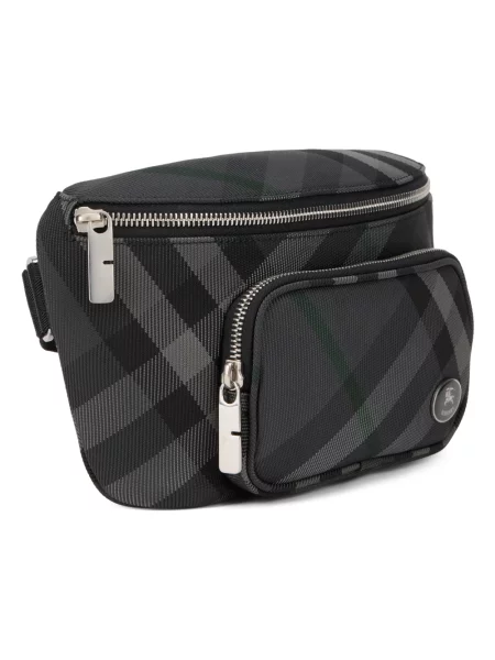 Pasek Burberry z paskiem szary