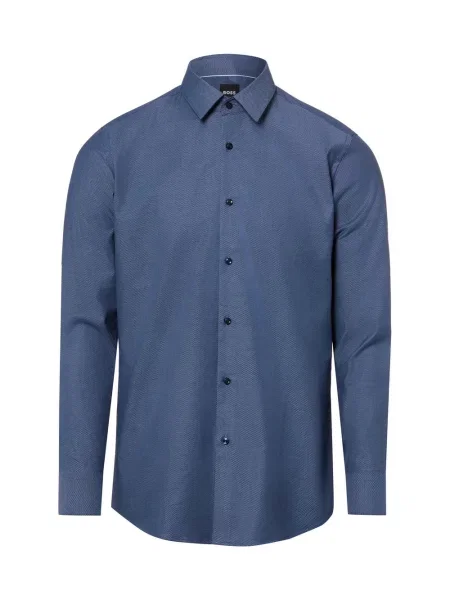 BOSS Koszula Mężczyźni Slim Fit 38 niebieski