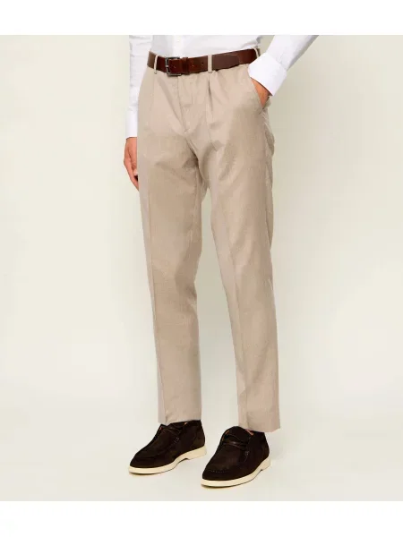 Sand Copenhagen De lână pantaloni chino Mark N | stretch bej