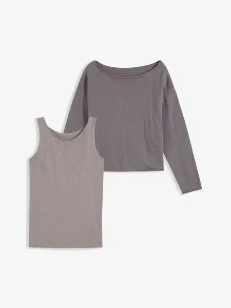 Top Bonprix szary