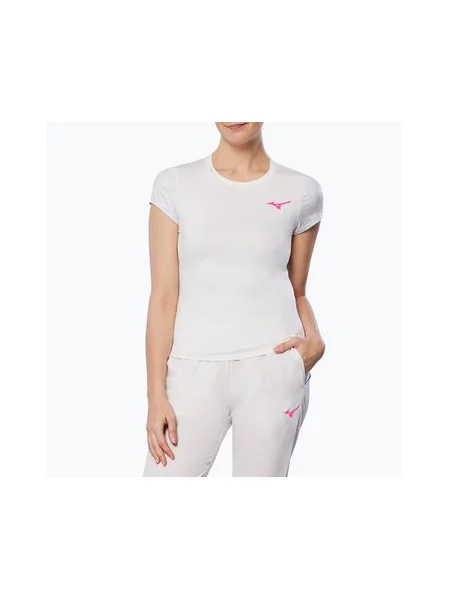 Тенісна футболка Mizuno Charge Printed Tee біла