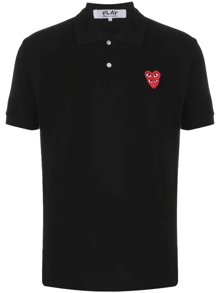 Polo Comme Des Garcons Play negru