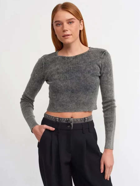 Dilvin Pulóver Pullover sötétszürke