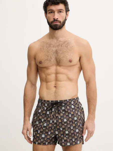 BOSS pantaloni scurți de baie negru