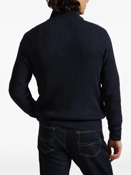 Ριγέ polo Polo Ralph Lauren με κουκούλα με αυτόγραφο λευκό