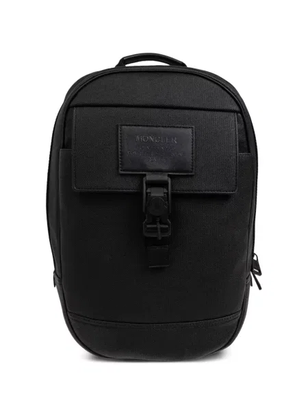 Ruksak Moncler s autogramom crna