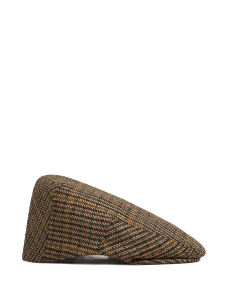 Căciulă Lock & Co. Hatters în carouri fără toc maro