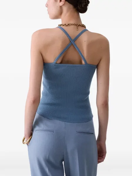 Top Liu Jo tricotate albastru