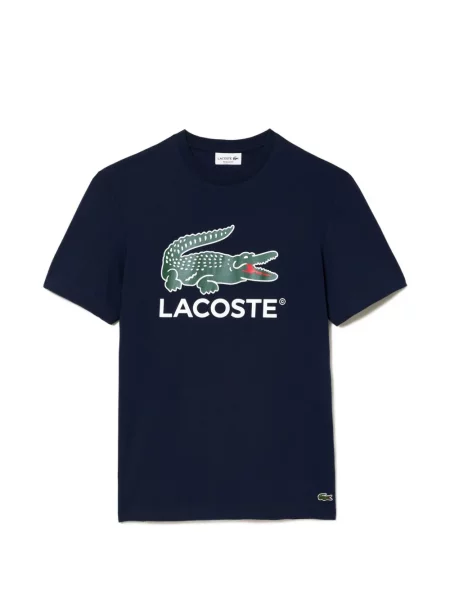 Tricou Lacoste cu imagine albastru