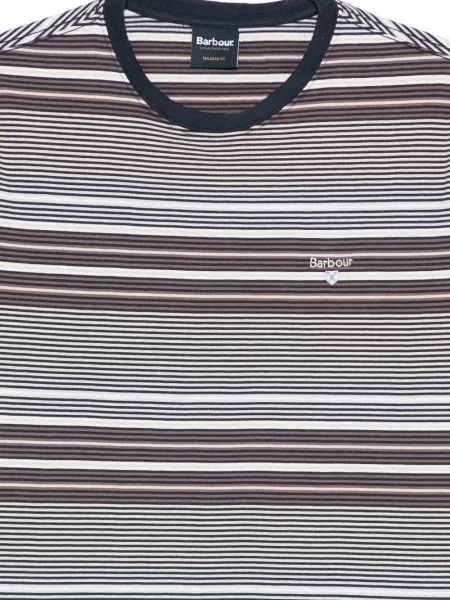 Tricou cu dungi Barbour cu dungi maro