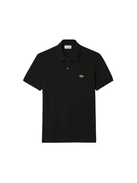 Koszulka polo Lacoste z krótkim rękawem czarna
