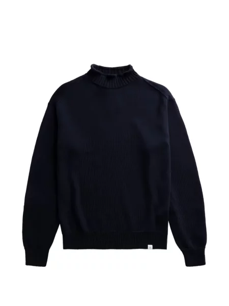 Pulover Norse Projects de lână albastru