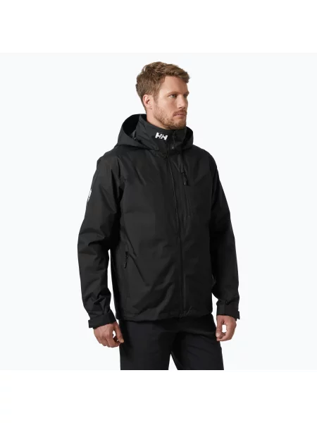 Мъжко ветроходно яке Helly Hansen Crew Hooded Midlayer 2 black черно