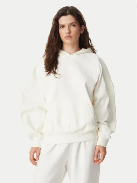 ADIDAS SPORTSWEAR Sportovní mikina vlny bílé