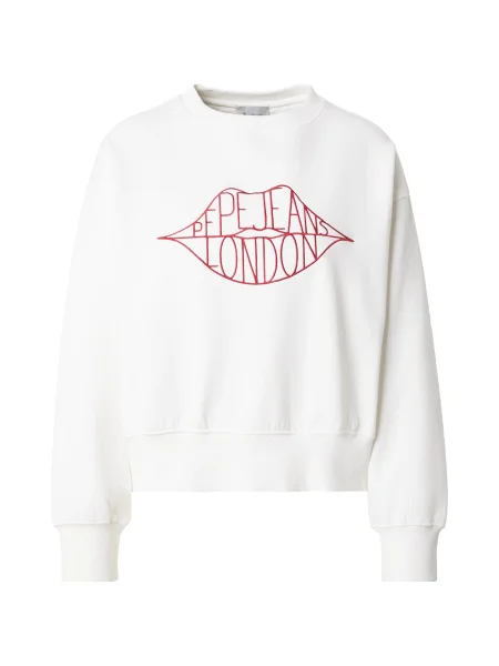 Geacă de blugi Pepe Jeans roșu