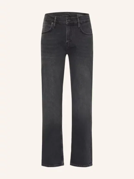 Allsaints Jeansy Sid Comfort O Kroju Regular Fit schwarz czarne