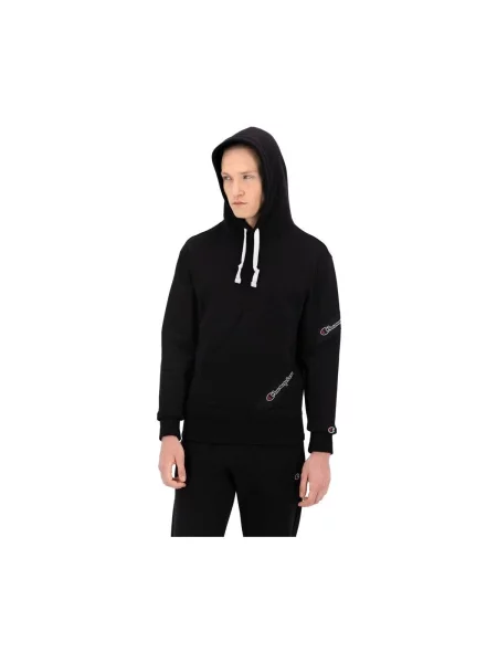 Asymetrická mikina s kapucí Champion černá