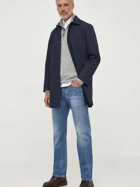Barbour pulover de cu turtleneck gri