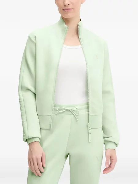 Суичър с цип Guess зелено