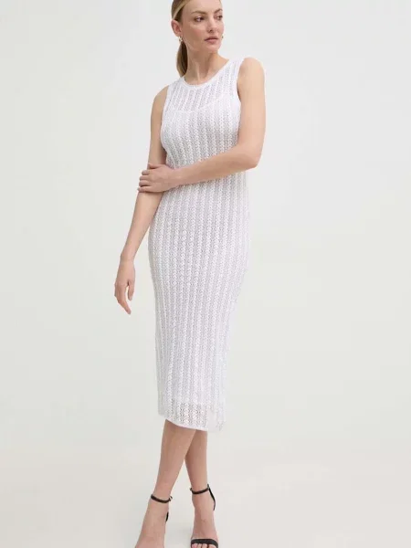 Pinko rochie alb
