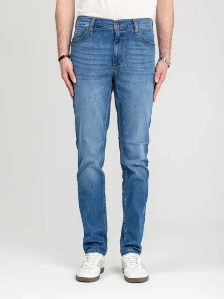 MUSTANG Farmer Mustang Style Tramper Tapered Denim Blue farmer kék