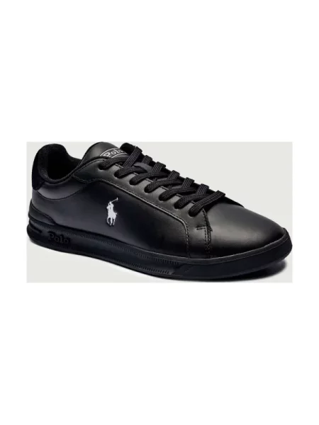 POLO RALPH LAUREN De piele sneakers negru