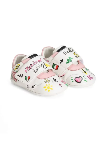Sneakersy dziecięce Dolce And Gabbana białe