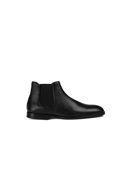 Buty do kostki Doucal's skórzane czarne