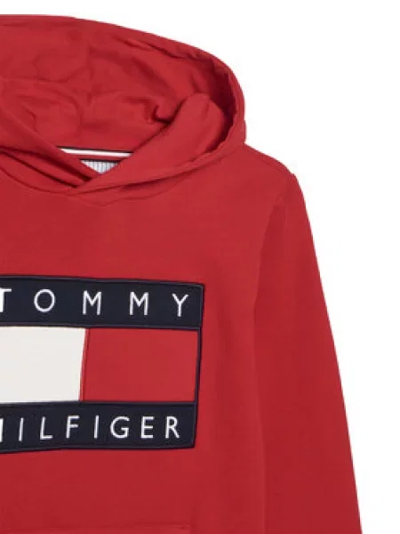 Mikina Tommy Hilfiger červená