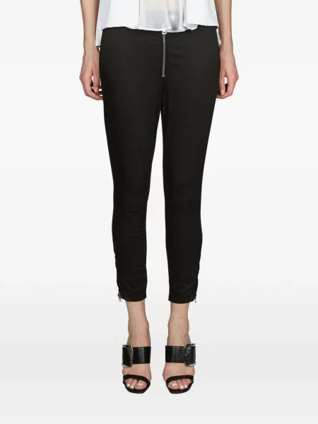 Pantaloni Dondup din satin negru