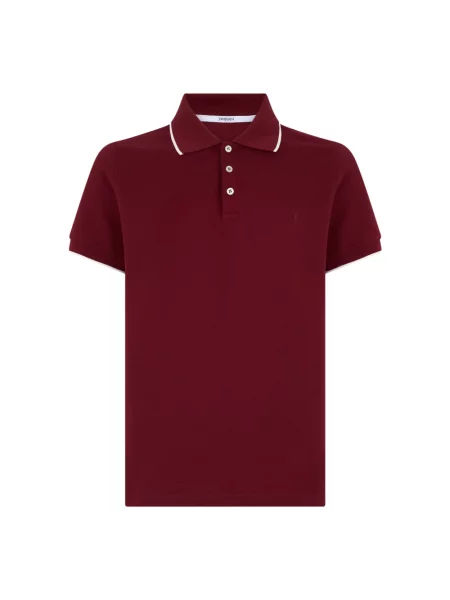 Koszulka polo Saint Laurent czerwona