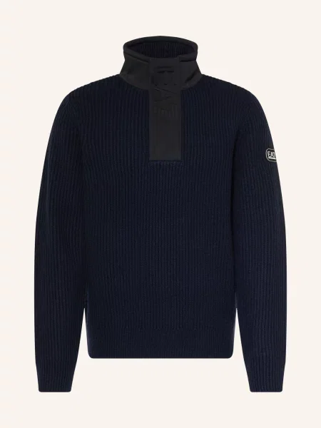 Emporio Armani Svetr Troyer / tmavě modrá černá