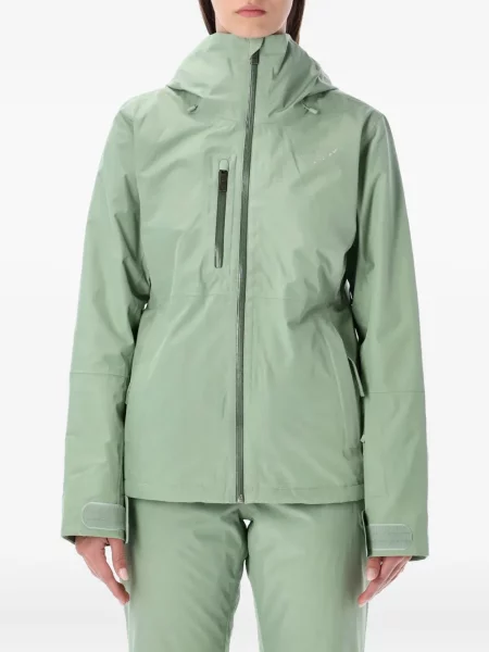 Geacă The North Face cu glugă verde