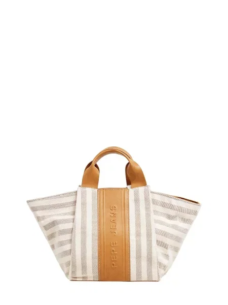 Pepe Jeans Poșete Aria Niza crem / maro coniac gri