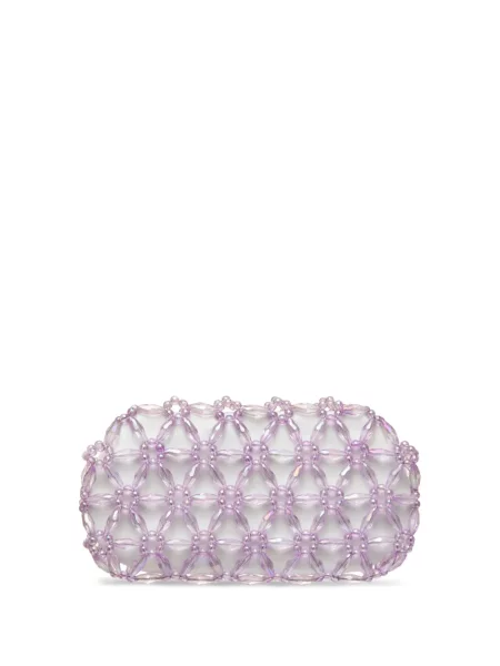 Geantă plic 0711 cu mărgele violet