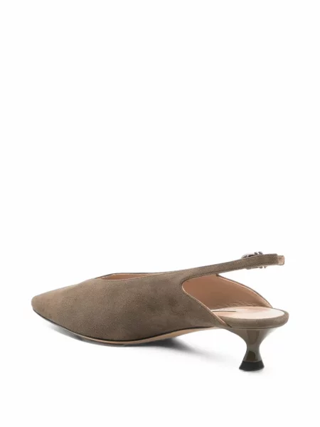 Pantofi cu toc Casadei slingback gri