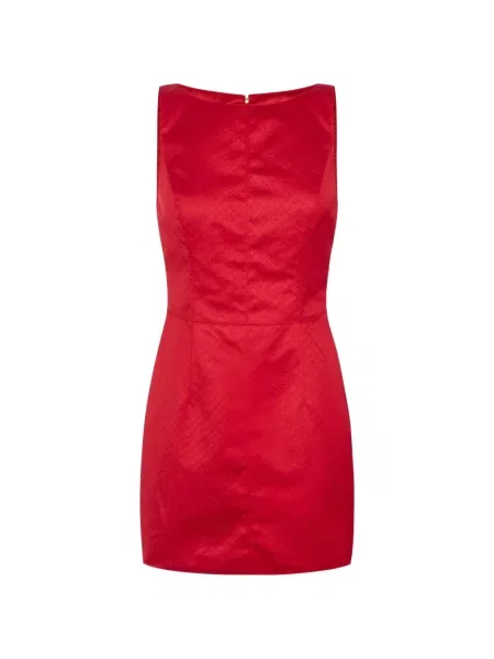 Tafta rochie mini Elisabetta Franchi roșu