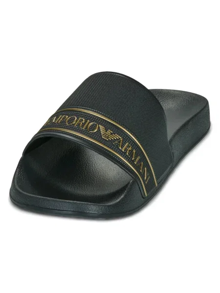 Șlapi Ea7 Emporio Armani negru