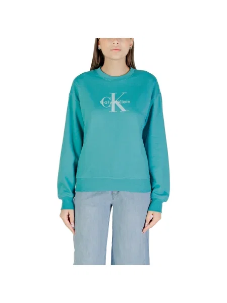 Mikina Calvin Klein Jeans modrá