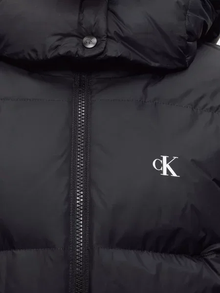 Calvin Klein Jeans Vatovaná bunda Essential čierna