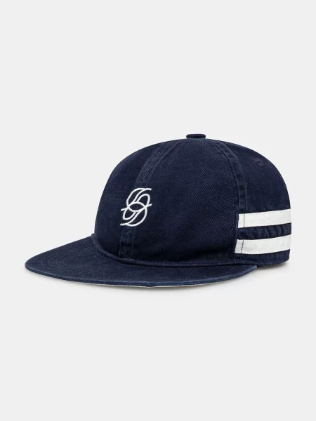 Baseballová čepice Drôle de Monsieur La Casquette D Miroir tmavomodrá s aplikací