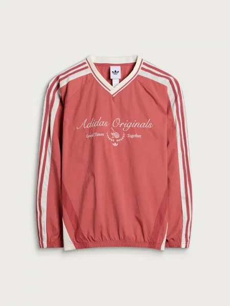 Bluza nierozpinana Adidas czerwona