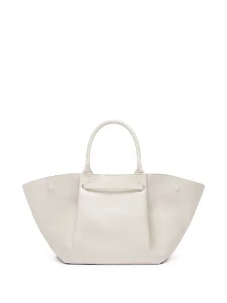 Geantă shopper Demellier alb