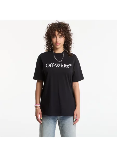 Tricou Off-White Big Logo Bookish Regular Tee Black L alb