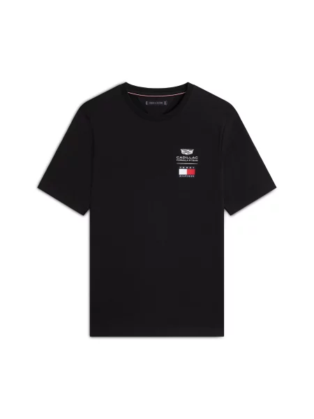 TOMMY HILFIGER Tricou TH x roșu / negru alb
