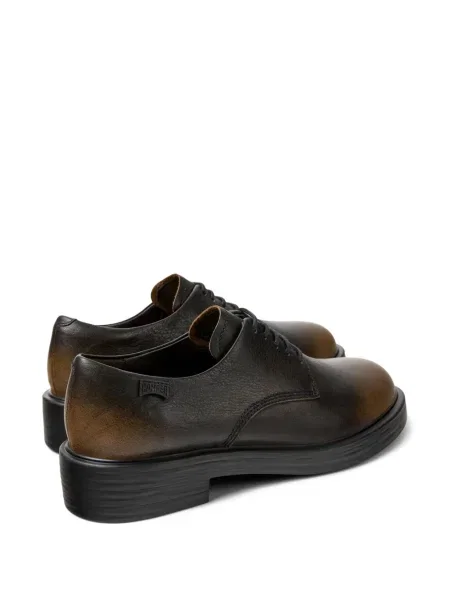 Pantofi derby Camper cu șireturi din piele negru