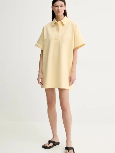 Сукня Stand Studio Kennedi mini oversize жовтий