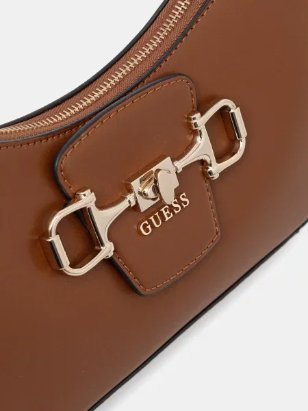 Кожаная сумка-багет Guess