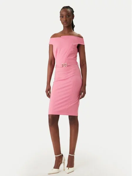 Rinascimento Коктейльна сукня рожевий